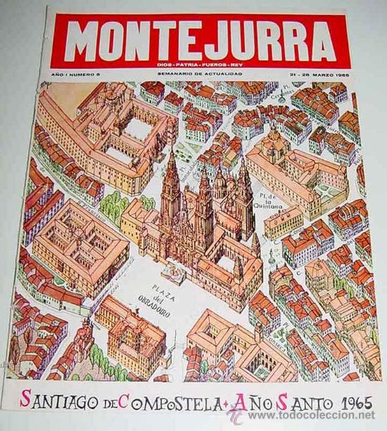 Military Antiques: ANTIGUA REVISTA CARLISTA - MONTEJURRA N&ordm;  , NOVIEMBRE 1964 - TRADICION, CASA DE BORBON PARMA - REQU