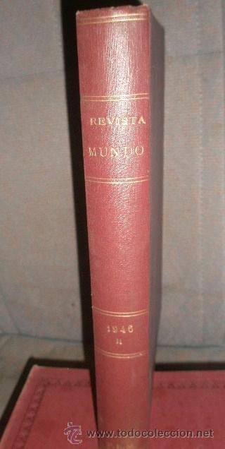 Military Antiques: Tomo de la revista Mundo,1946, n&ordm;313 al 328