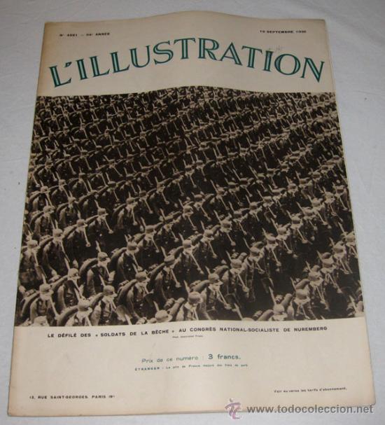 Military Antiques: ANTIGUA REVISTA FRANCESA L'ILLUSTRATION LA ILUSTRACI&Oacute;N - SEPTIEMBRE 1936 - IMPRESIONANTES FOTOGRAFIA