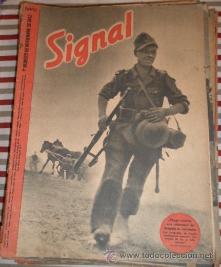 Military Antiques: Revista Signal, 1&ordm; n&uacute;mero de noviembre de 1942