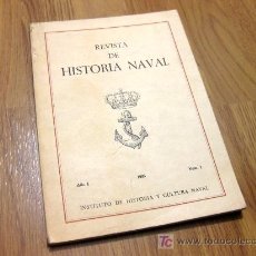 Militaria: REVISTA DE HISTORIA NAVAL NUMERO 1 1983 - MARINA