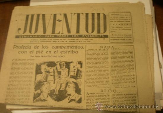 Military Antiques: Semanario Juventud, 23-8-1951