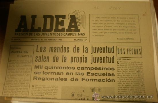 Military Antiques: ALDEA, publicaci&oacute;n quincenal, 15-2-1948