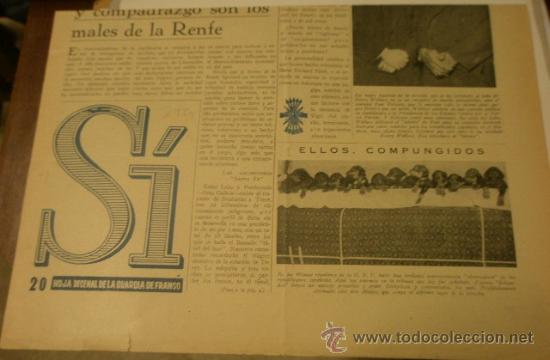 Militaria: S&iacute;, hoja decenal de la Guardia de Franco, n&ordm;20