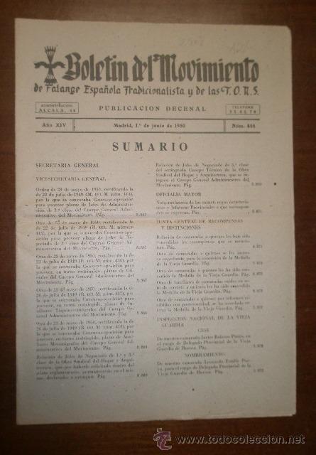 Military Antiques: Bolet&iacute;n del Movimiento, 1 de junio de 1950