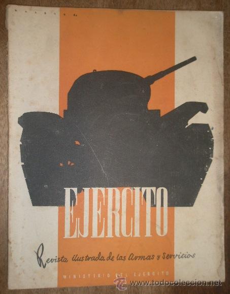 Militaria: Revista Ej&eacute;rcito, noviembre de 1943, 89 p&aacute;g., con fotos y dibujos
