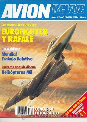 Militaria: avirev-89. Revista Avi&oacute;n Revue Internacional n&ordm; 89, noviembre 1989