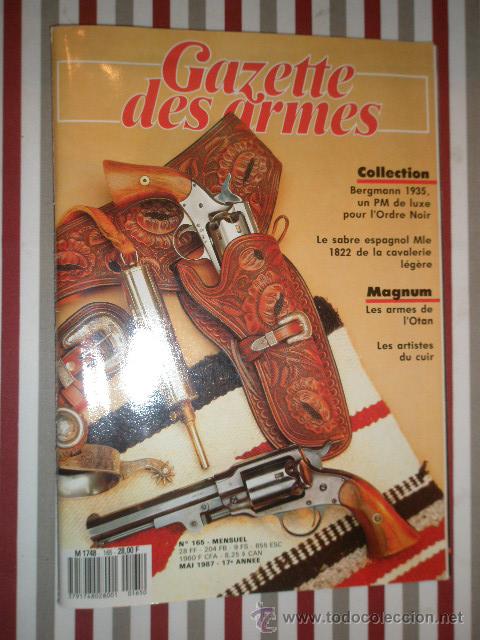 Military Antiques: Revista Gazette des armes, en franc&eacute;s, n&ordm; 165, 1987