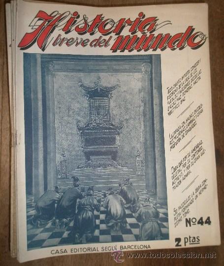 Militaria: Lote de 52 revistas HISTORIA BREVE DEL MUNDO