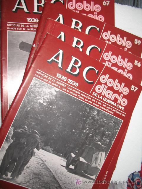 Militaria: ABC Doble diario 4 n&uacute;meros 56-57-59 y 67.