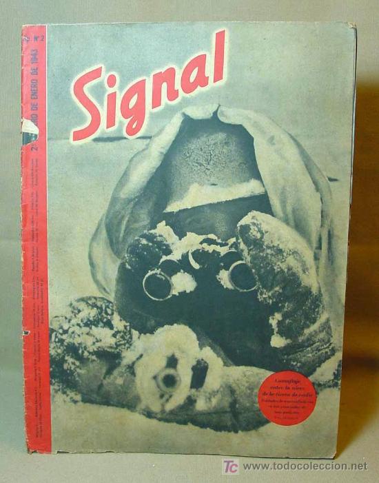 Military Antiques: REVISTA SIGNAL, N&ordm; 2, ENERO DE 1943, CAMUFLAJE ENTRE LA NIEVE DE LA TIERRA DE NADIE, WW2