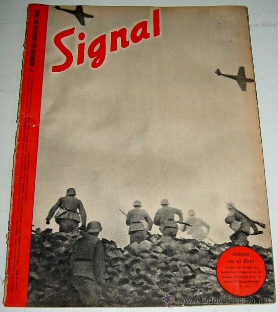 Military Antiques: ANTIGUA REVISTA SIGNAL - SP N&ordm; 15 -   1&ordm; N&ordm; AGOSTO 1942 EN CASTELLANO - CONTIENE 47 PAGINAS - MUCHIS