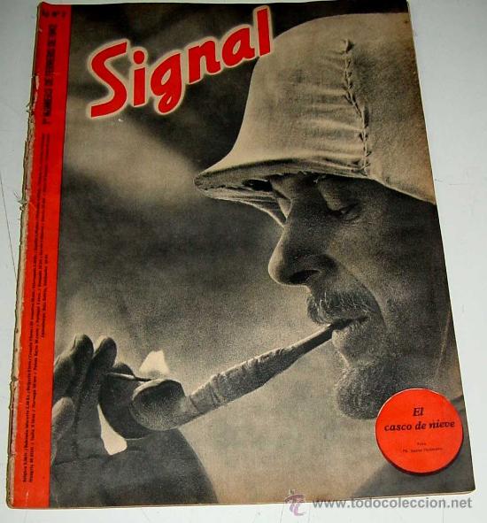 Militaria: ANTIGUA REVISTA SIGNAL - SP N&ordm; 3 - 1&ordm; N&ordm; FEBRERO 1942 EN CASTELLANO - CONTIENE 47 PAGINAS - MUCHISIM