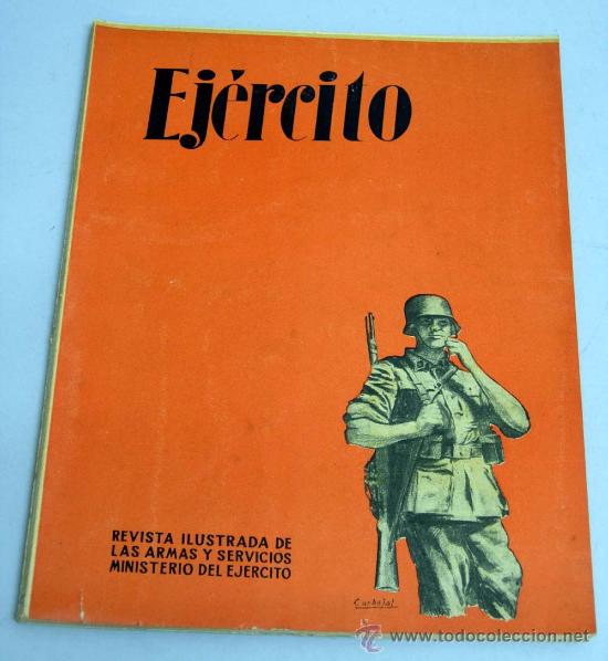 Militaria: Ej&eacute;rcito Revista ilustrada armas y servicios n&ordm; 170 a&ntilde;o XV marzo 1954 Ministerio del Ej&eacute;rcito