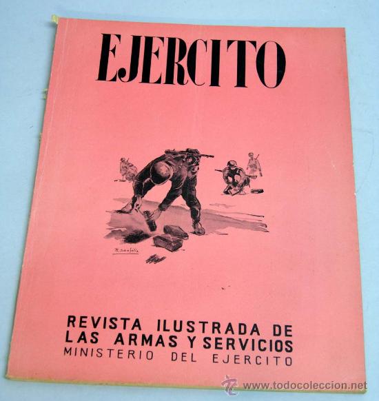 Military Antiques: Ej&eacute;rcito Revista ilustrada armas y servicios n&ordm; 168 a&ntilde;o XV enero 1954 Ministerio del Ej&eacute;rcito