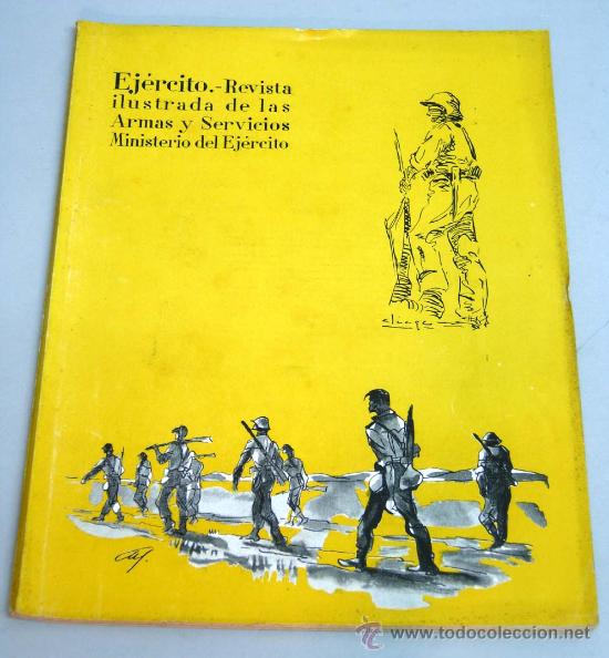 Militaria: Ej&eacute;rcito Revista ilustrada armas y servicios n&ordm; 187 a&ntilde;o XVI agosto 1955 Ministerio del Ej&eacute;rcito