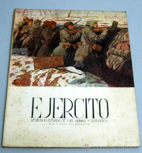 Military Antiques: Ej&eacute;rcito Revista ilustrada armas y servicios n&ordm; 122 a&ntilde;o XI marzo 1950 Ministerio del Ej&eacute;rcito