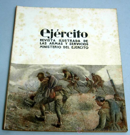 Military Antiques: Ej&eacute;rcito Revista ilustrada armas y servicios n&ordm; 125 a&ntilde;o XI junio 1950 Ministerio del Ej&eacute;rcito