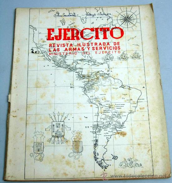 Military Antiques: Ej&eacute;rcito Revista ilustrada armas y servicios n&ordm; 141 a&ntilde;o XII octubre 1951 Ministerio del Ej&eacute;rcito