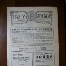 Militaria: PAZ Y TREGUA - BOLETIN OFICIAL DEL CUERPO DE SOMATENES ARMADOS DE CATALUÑA - JULIO DE 1932 - Nº 7. Lote 22903973