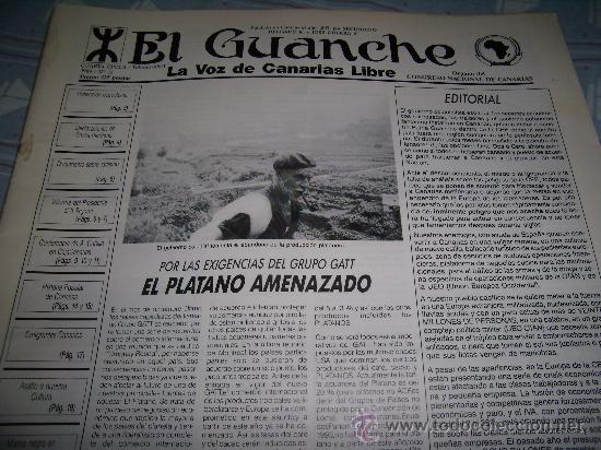 Militaria: Peri&oacute;dico El Guanche. Cuarta &eacute;poca. N&ordm; 13 - C.N.C. - Antonio Cubillo - MPAIAC
