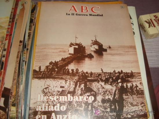 Militaria: abc - fasciculo numero 55, segunda gerra mundial , desembarco aliado en anzio