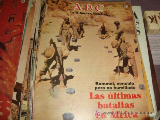 Militaria: abc - fasciculo  ver numero en foto y titulo , segunda gerra mundial , pregunte lo que desee