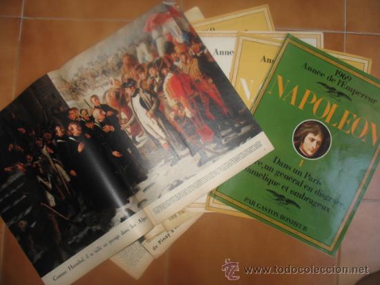 Militaria: 11 Suplementos de la Revista PARIS MATCH dedicados a Napoleon, por Gaston Bonheur 1969