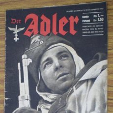 Militaria: DER ADLER .. Nº 25 – 14 DICIEMBRE 1943 .. EN ESPAÑOL. Lote 21398423