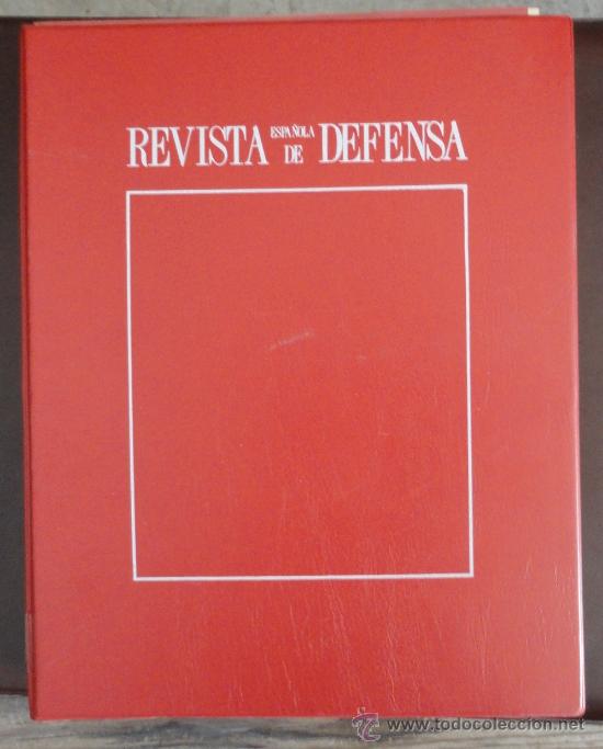 Militaria: Carpeta de Revista Espa&ntilde;ola de Defensa, n&ordm;s 1, 2, 3, 4, 5, 6, 7, 8, 9, 10, 11 y 12