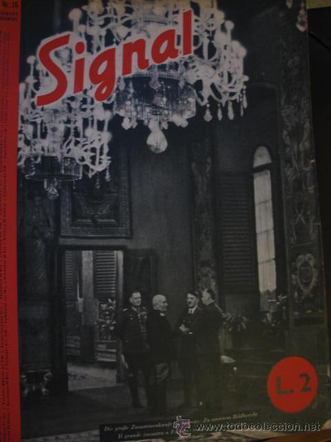 Military Antiques: REVISTA SIGNAL 1940 N&ordm; 16 ALEMANA  II GUERRA MUNDIAL