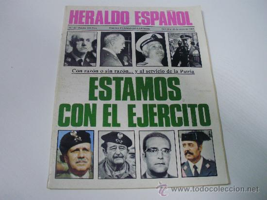 Militaria: REVISTA HERALDO ESPA&Ntilde;OL (ENERO 1.982) - ESTAMOS CON EL EJERCITO