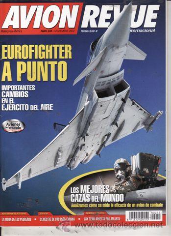 Militaria: REVISTA AVION REVUE INTERNACIONAL N&ordm; 245 A&Ntilde;O 2002.