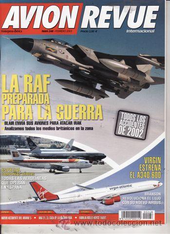 Militaria: REVISTA AVION REVUE INTERNACIONAL N&ordm; 248 A&Ntilde;O 2003.