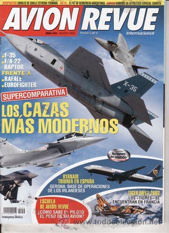Military Antiques: REVISTA AVION REVUE INTERNACIONAL N&ordm; 254 A&Ntilde;O 2003.