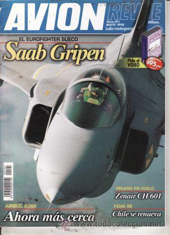Militaria: REVISTA AVION REVUE INTERNACIONAL N&ordm; 191 A&Ntilde;O 1998.