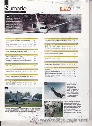 Militaria: REVISTA AVION REVUE INTERNACIONAL N&ordm; 229 A&Ntilde;O 2001.