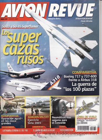Military Antiques: REVISTA AVION REVUE INTERNACIONAL N&ordm; 230 A&Ntilde;O 2001.