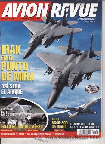 Military Antiques: REVISTA AVION REVUE INTERNACIONAL N&ordm; 242 A&Ntilde;O 2002.