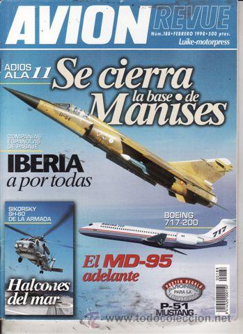 Militaria: REVISTA AVION REVUE INTERNACIONAL N&ordm; 188 A&Ntilde;O 1998.
