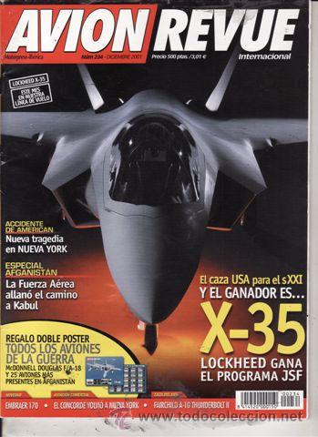 Militaria: REVISTA AVION REVUE INTERNACIONAL N&ordm; 234 A&Ntilde;O 2001.