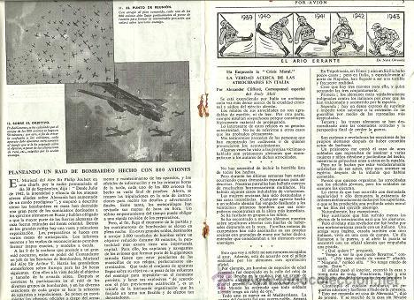 Militaria: TL29-32 Revista POR AVION - Selecciones de la Prensa Inglesa n&ordm; 3, con suplemento Especial -  Diciem