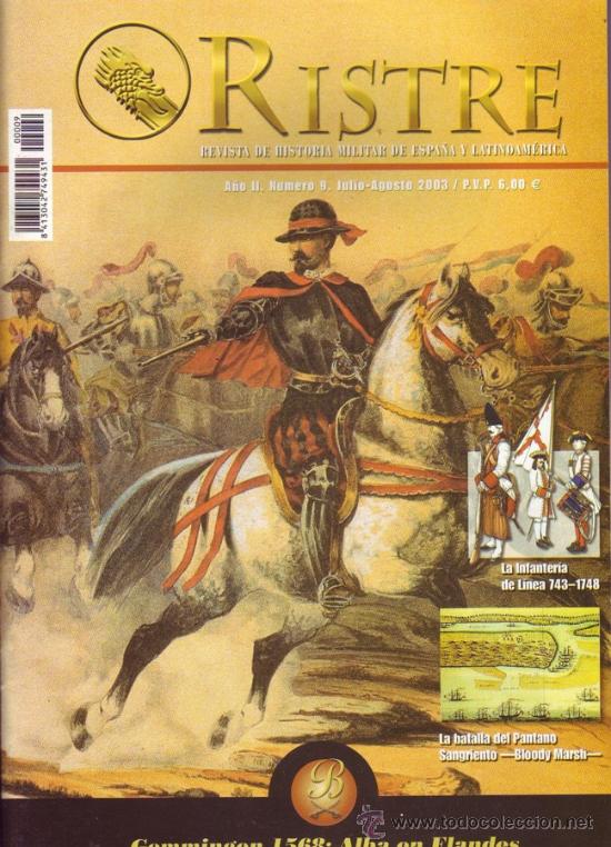 Military Antiques: RISTRE. REVISTA DE HISTORIA MILITAR DE ESPA&Ntilde;A Y LATINOAMERICA N&uacute;m. 9.