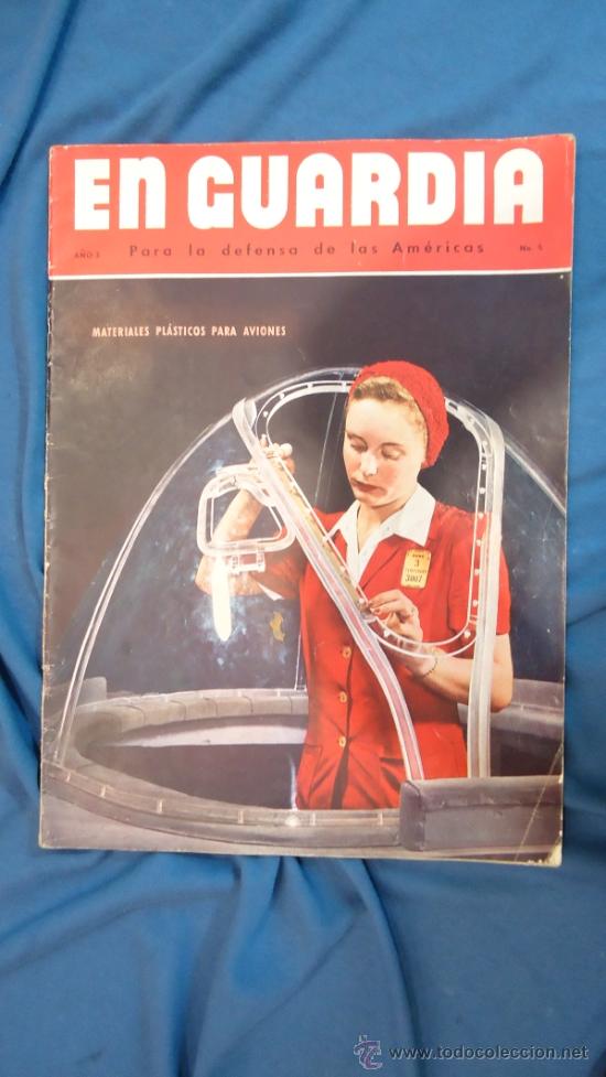 Military Antiques: Estados Unidos de Am&eacute;rica. Revista EN GUARDIA. Segunda Guerra Mundial. Castellano. A&ntilde;o 3. N&ordm; 1.