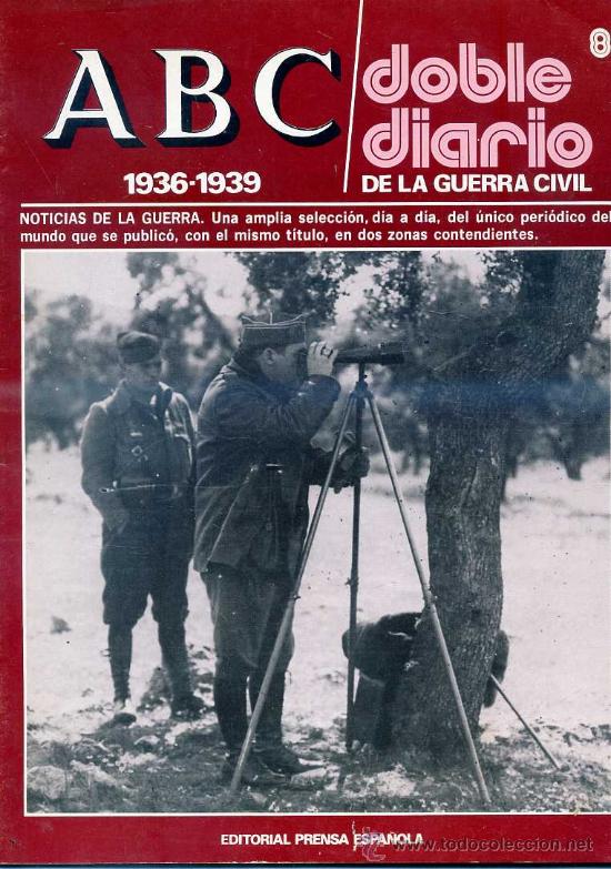 Military Antiques: ABC DOBLE DIARIO DE LA GUERRA CIVIL N&ordm; 8