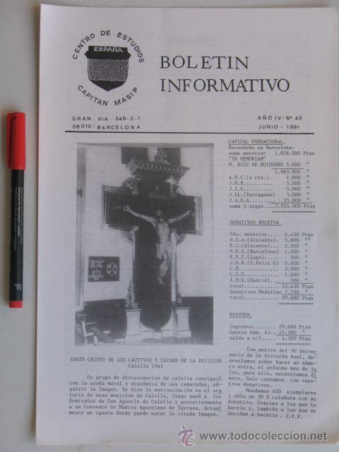 Militaria: Divisi&oacute;n Azul, Bolet&iacute;n n&ordm; 43 junio 1991