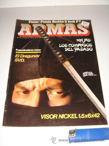 Militaria: Revista ARMAS N&ordm;41, a&ntilde;o 1985.