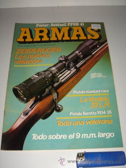Militaria: Revista ARMAS N&ordm;40, a&ntilde;o 1985.