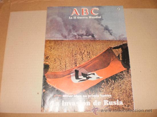 Military Antiques: FASCICULO COLECCIONABLE NUMERO 21 ABC A&Ntilde;O 1989 , LA II GUERRA MUNDIAL .