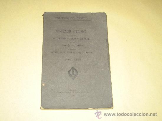 Militaria: COMPENDIO HISTORICO - INGENIEROS DEL EJERCITO - 1918 - Foto 1